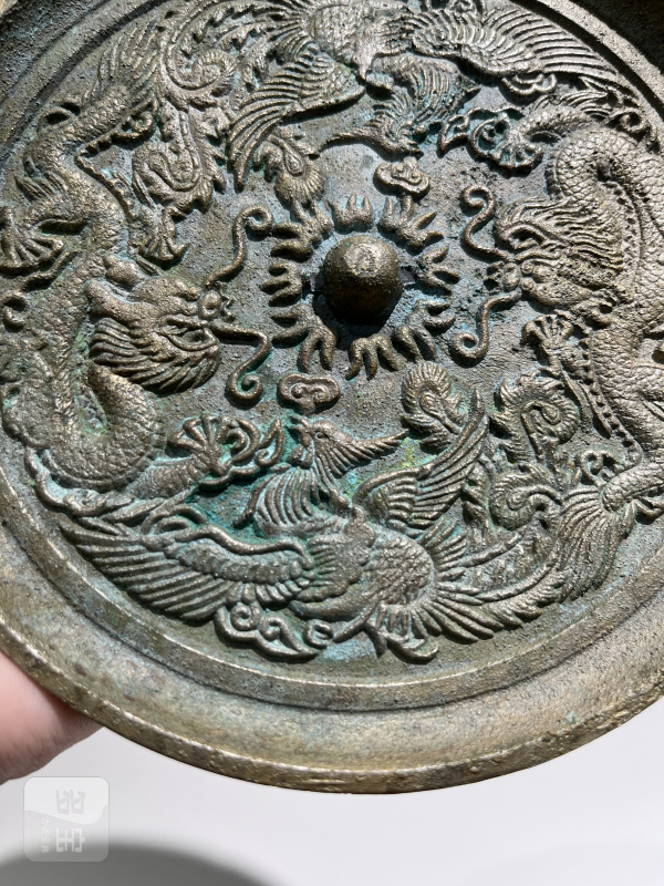 清 双龙双凤纹镜 - 图4